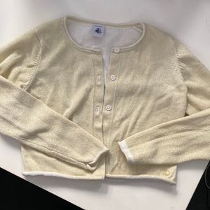 Glittery Gold Cardigan